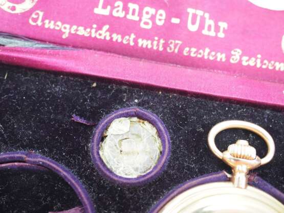 A. Lange & Söhne, Glashütte 1912 - GOLDENE Herrentaschenuhr. - Foto 5