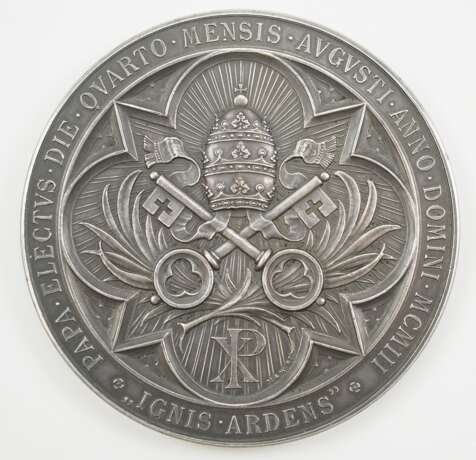 Vatikan: Medaille auf die Konklave zur Wahl Papst Pius X. - photo 4