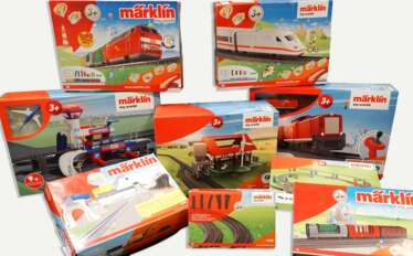 Märklin my world: Sammlung original verpackter Sets.