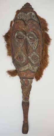 Sepik: Antropomorphe Schild-Maske. - photo 1