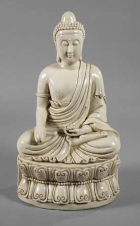 Blanc-de-Chine-Figur des Buddha Amitabha - photo 1