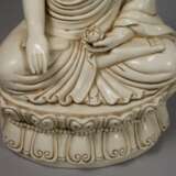 Blanc-de-Chine-Figur des Buddha Amitabha - photo 3