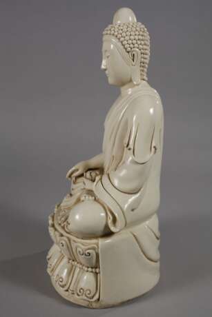 Blanc-de-Chine-Figur des Buddha Amitabha - photo 4