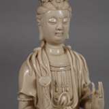 Blanc-de-Chine-Figuren der Bodhisattvas Samantabhadra und Manjusri - photo 7