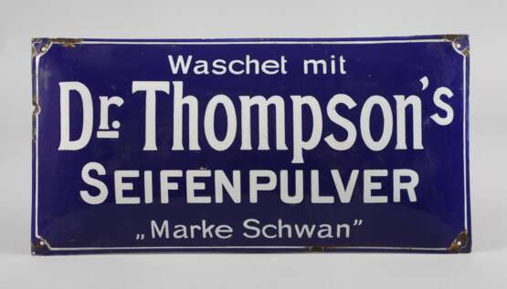 Emailleschild Dr. Thompson - photo 1