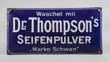 Emailleschild Dr. Thompson