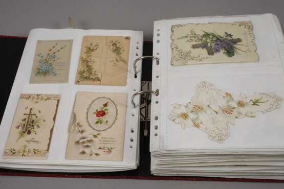 Sammlung Anlasskarten um 1900 - photo 7