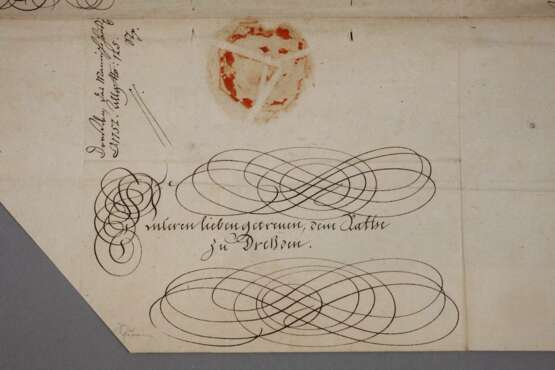 Amtliches Schreiben Dresden 1752 - Foto 4