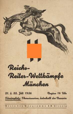 Broschüre Reichs-Reiter-Wettkämpfe München - photo 1