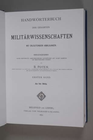 Handwörterbuch der gesamten Militärwissenschaften - photo 2