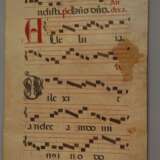 Zwei große Antiphonarblätter - photo 2