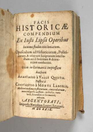 Facis Historicae Compendium 1629 - photo 1