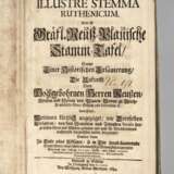 Reuß-Plauische Stamm-Tafel 1684 - photo 1