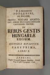 De Rebus Gestis Hungariae Regum 1742