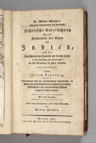 Kenntnisse der Alten von Indien 1792 - photo 1