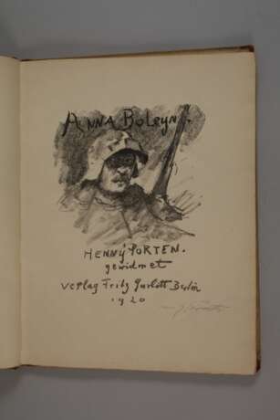 Lithographien von Lovis Corinth zu Anna Boleyn - фото 3