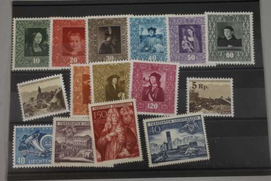 Briefmarkensammlung Liechtenstein - photo 9