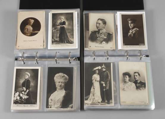 Sammlung Ansichtskarten deutsche Kaiserfamilie - Foto 1