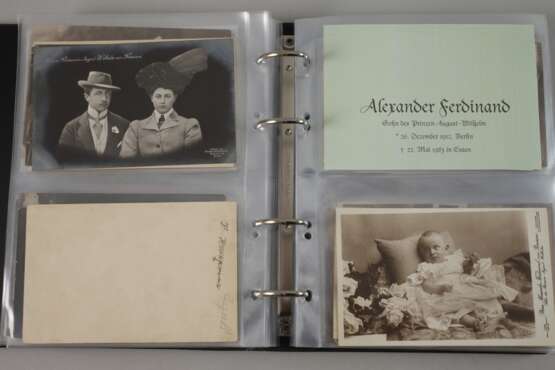 Sammlung Ansichtskarten deutsche Kaiserfamilie - Foto 13