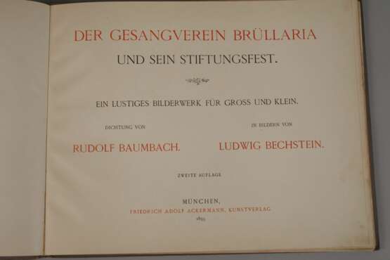 Großformatiges Kinderbuch Ludwig Bechstein - photo 2