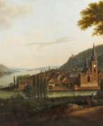 Watches. Bilderuhr mit Ansicht Bingen am Rhein 1822 