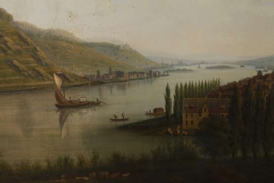 Bilderuhr mit Ansicht Bingen am Rhein 1822 - photo 3