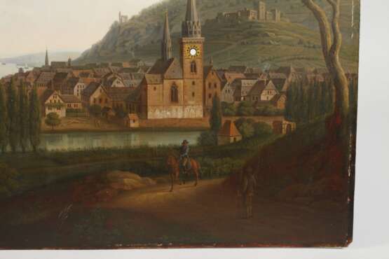 Bilderuhr mit Ansicht Bingen am Rhein 1822 - photo 4