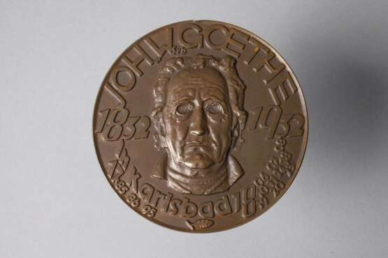 Medaille Karlsbad auf Goethe - photo 2