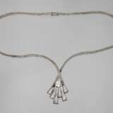 Collier mit Brillanten von zusammen ca. 1,5 ct - Foto 1