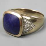 Herrenring mit Lapislazuli - photo 1