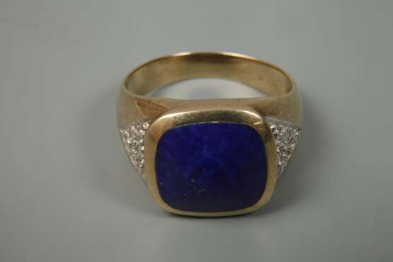 Herrenring mit Lapislazuli - photo 2