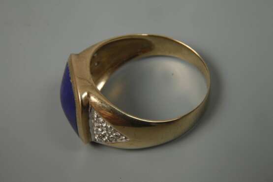 Herrenring mit Lapislazuli - photo 3