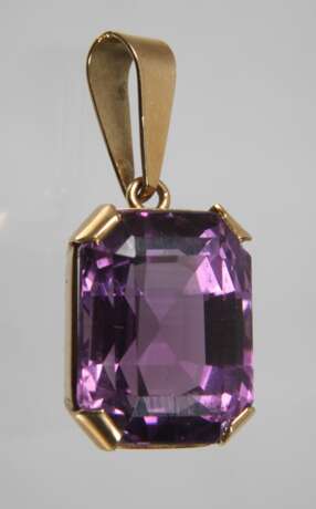 Anhänger mit Amethyst - photo 1