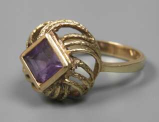 Damenring mit Amethyst