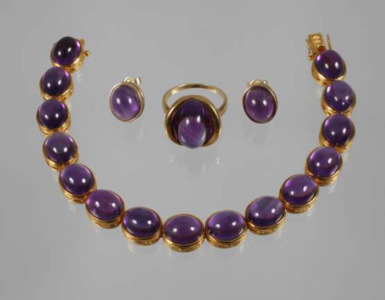 Schmuckset mit Amethysten - photo 1