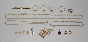 Konvolut Goldschmuck 