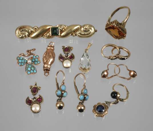 Konvolut historischer Goldschmuck - Foto 1