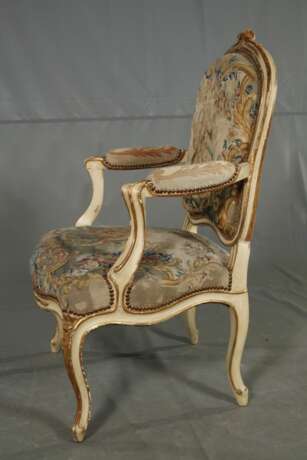 Sechs Louis-XV.-Fauteuils à la Reine - photo 3