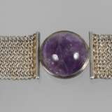 Breites Armband mit Amethyst - photo 1