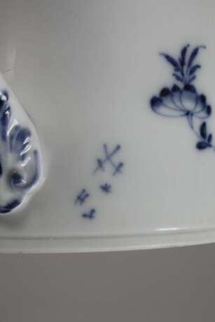 Meissen Walzenkrug "Blaue Blumen und Insekten" - photo 5