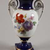 Meissen "Amphorenvase" "Blumenbukett/Blaufond" - Foto 3