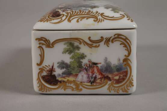 Meissen Tabatiere Figurenmalerei - Foto 4