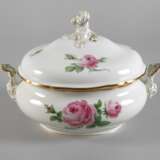 Meissen Deckelterrine "Rote Rose" - фото 1