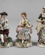 Produits en porcelaine. Sitzendorf Gärtnerpaar und Schäferin