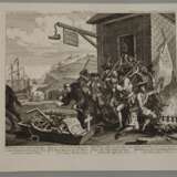 William Hogarth, "France Plate I - Die Invasion" - photo 2