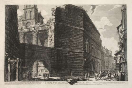 Giovanni Battista Piranesi, Nerva Forum in Rom - Foto 1