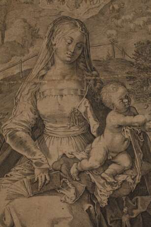 Aegidius Sadeler, Madonna mit Kind in Landschaft - Foto 4