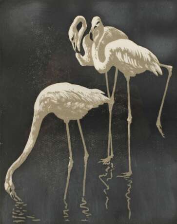 Walter Klemm, "Flamingos" - photo 1