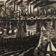 Frans Masereel, Industrielandschaft an der Elbe - Now at the auction