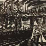 Frans Masereel, Industrielandschaft an der Elbe - photo 1